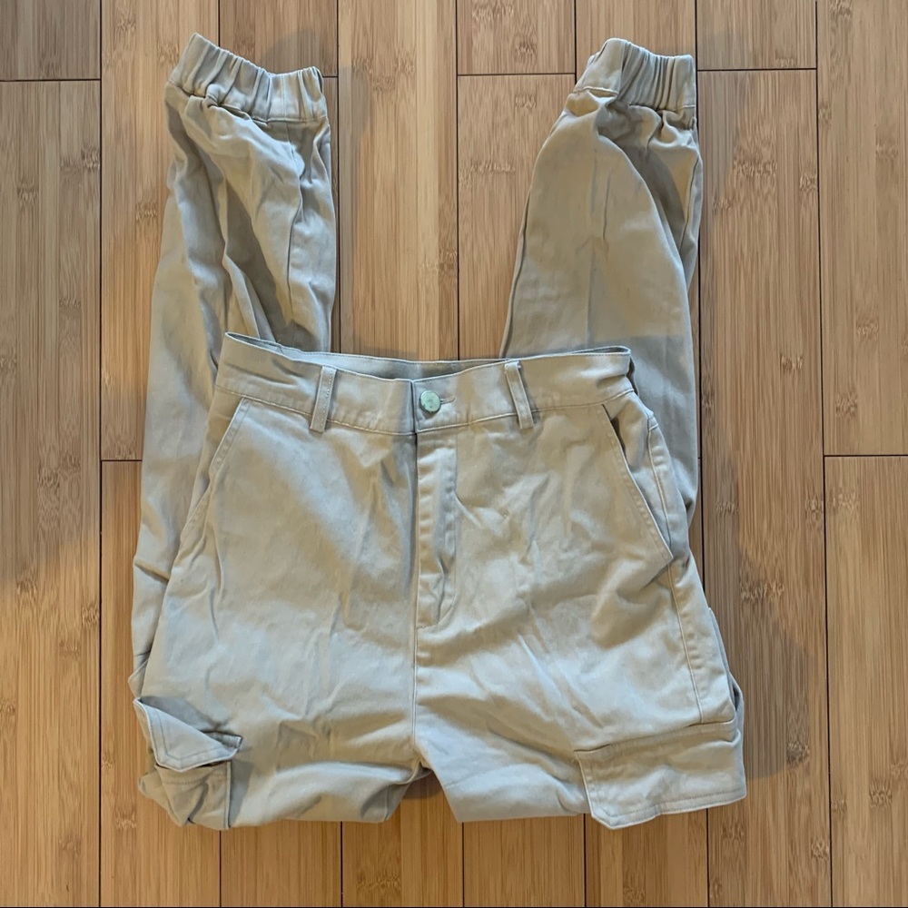 high waisted utility pants